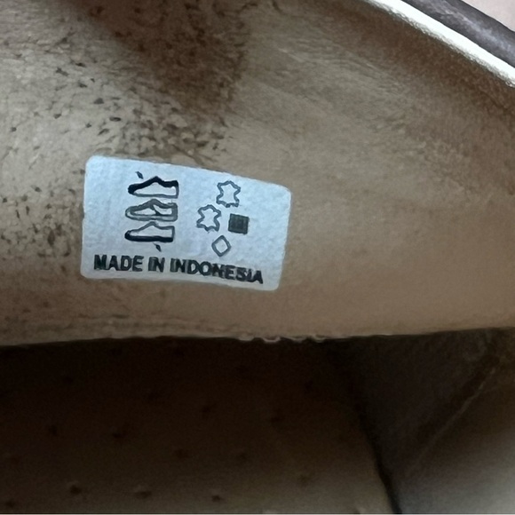 Ecco Ankle Boots Women's Size 38 US 7-7.5 Bootie Heels Leather Side Zip Brown - Picture 8 of 12